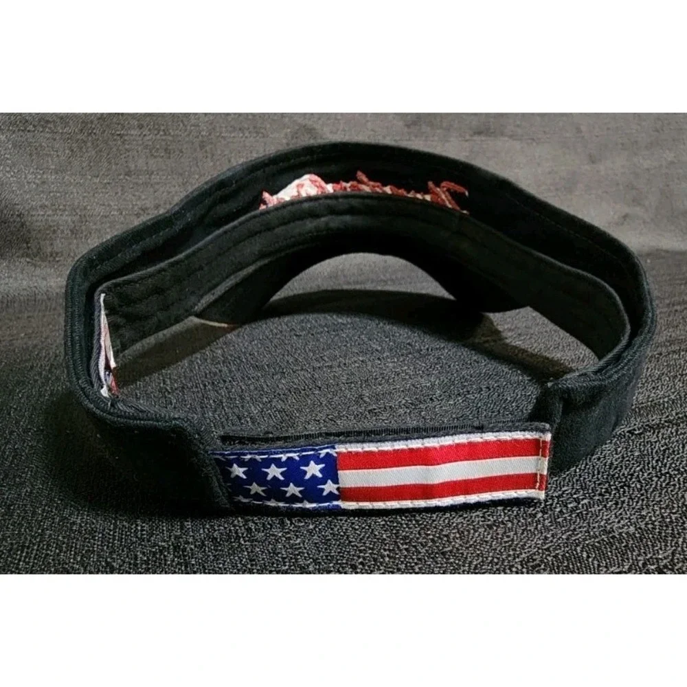 Thunderbirds USAF Hat Flag Bill‎ Otto Visor Cap Adjustable Golf Military Veteran
